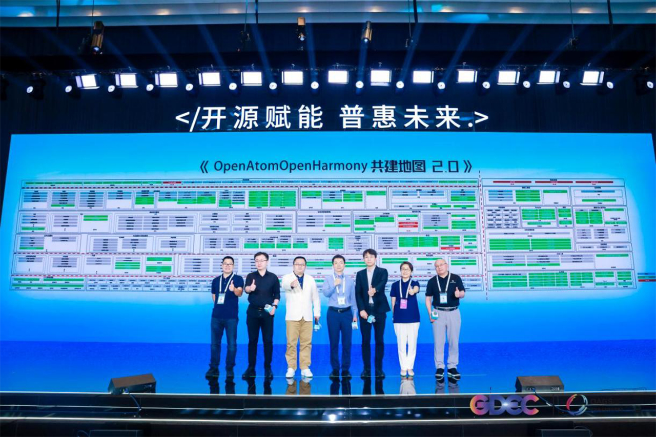 2023开放原子全球开源峰会丨PG电子动力联合华为等单位发布《OpenHarmony 共建地图2.0》
