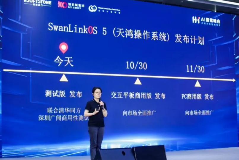 PG电子动力子公司鸿湖万联重磅发布SwanLinkOS 5 擘画开源鸿蒙AI PC新篇章